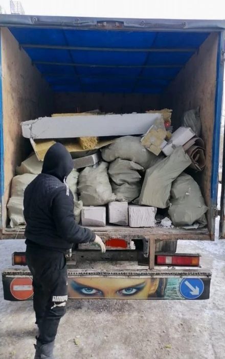 Вывоз мусора, Газель открытый доставка Грузшики есть