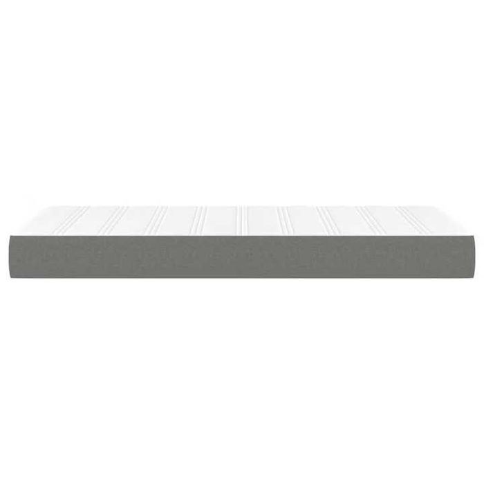 Saltea Pat Arcuri vidaXL Gri 90x200x20 cm Fermitate Medie Textil 14.3 Kg The Home Kika IKEA Mobexpert Dormeo Domusflex Oferta Noua Copii Adulti