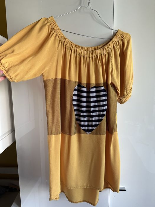 Широка туника с декорация сърце