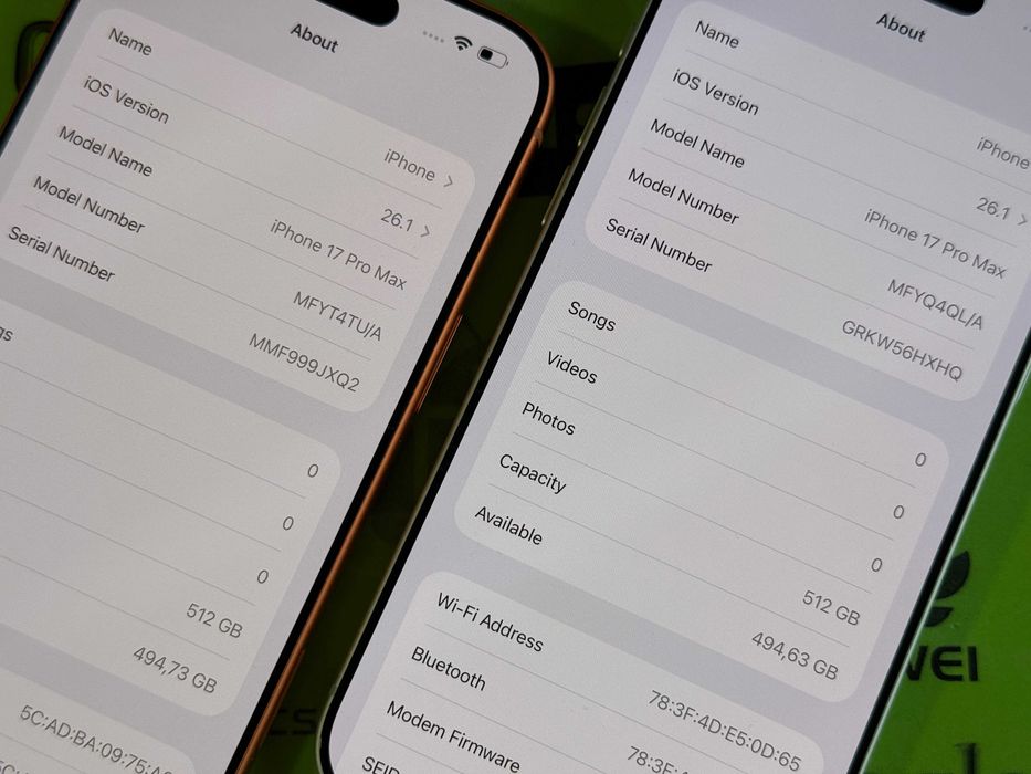 iPhone 17 Pro Max 512gb фабрично отключен