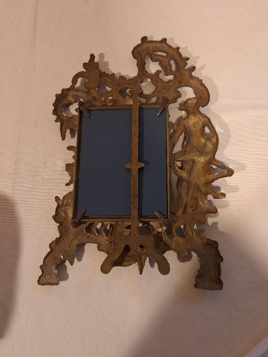 Бароко огледало от месинг