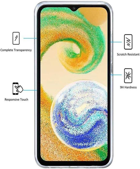 Прозрачен 360° Градуса Кейс Samsung Galaxy A04s