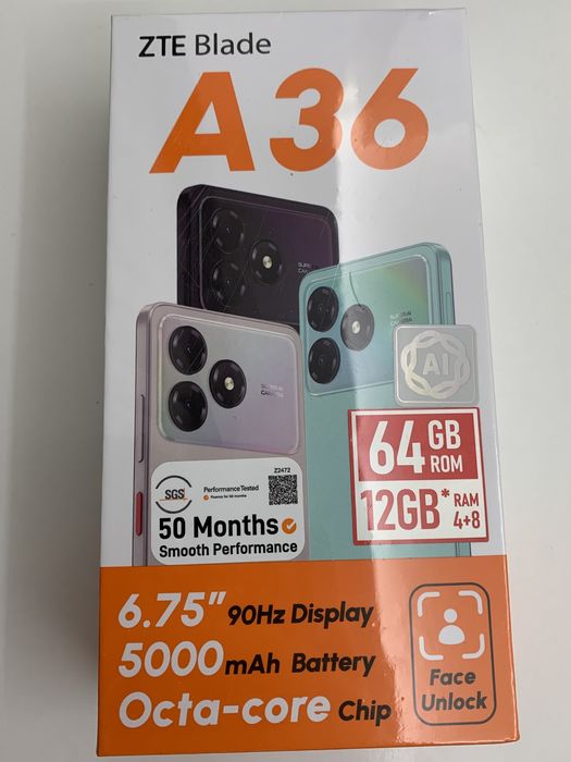 Новый телефон, запечатанный.