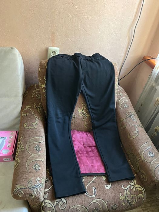 Брюки теплые классика джинсы.