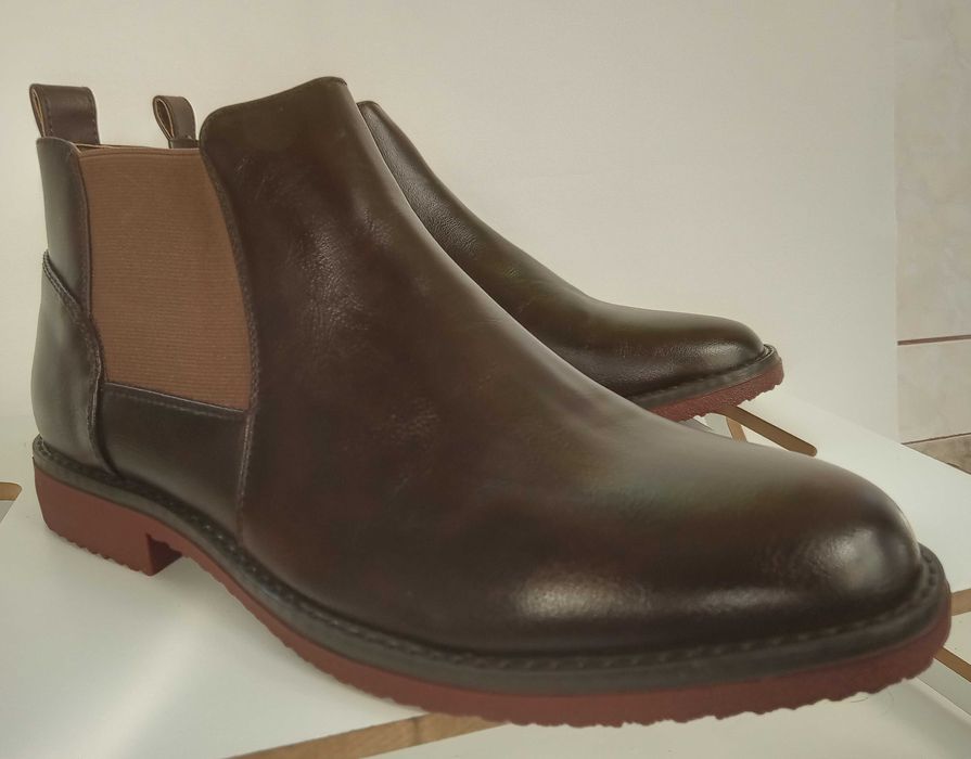 Ghete chelsea premium Migato Spain 44 piele naturala moale