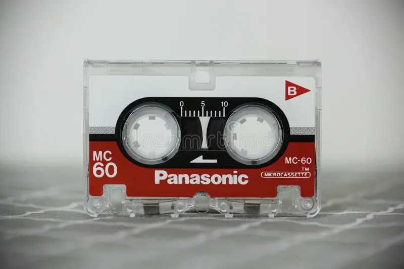 Microcaseta audio Panasonic 60 min. pentru reportofon.