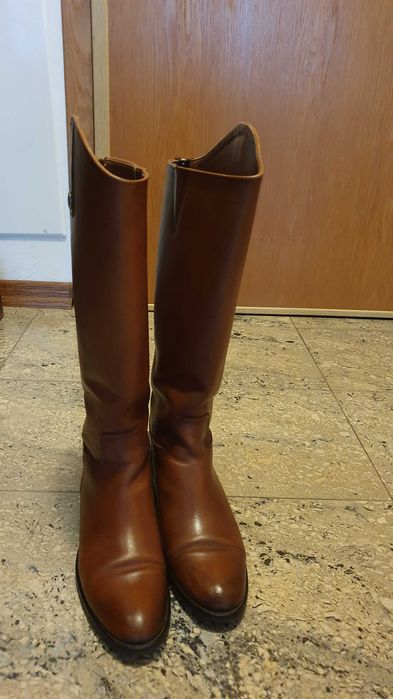 Ботуши Massimo Dutti, естествена кожа, 39 номер