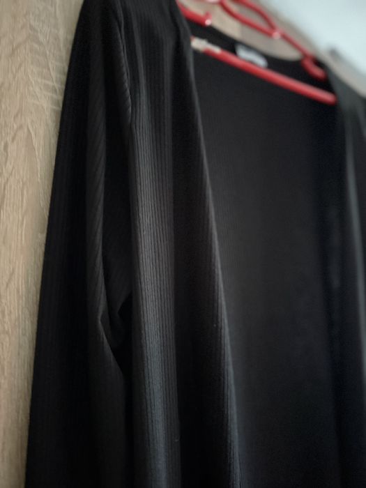 Cardigan lung negru