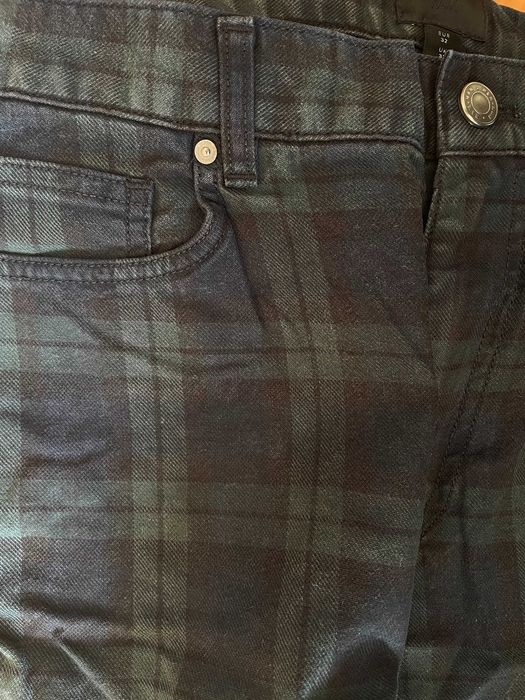 Skinny fit H&M кариран панталон
