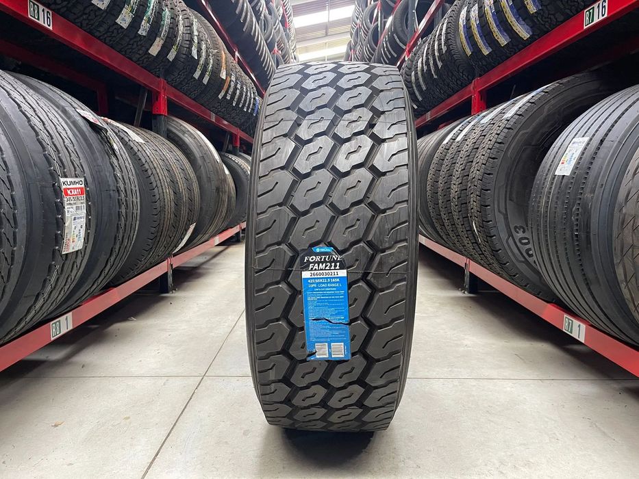 Anvelopa NOUA 425/65R22.5 Fortune FAM 211, M+S*, ON/OFF, Directie/Remorca, 165K 20PR