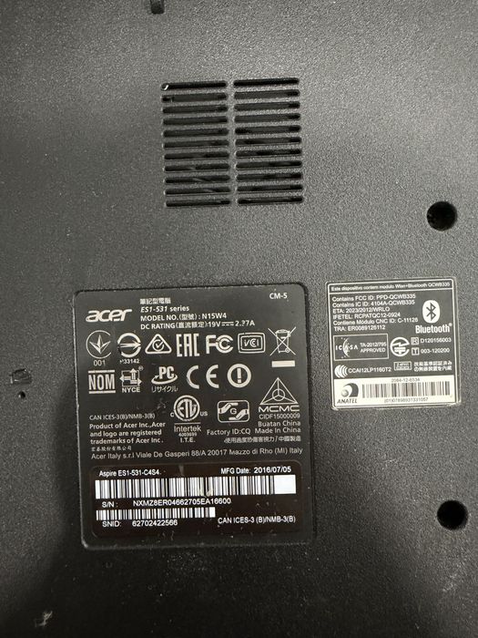 Ноутбук Acer Aspire ES1-531