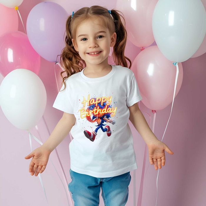 Детски тениски, Рожден ден, Соник, Sonic