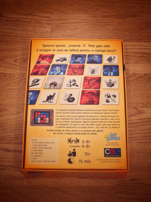 Joc de societate Nume de Cod - imagini / Codenames - Pictures Boardgame