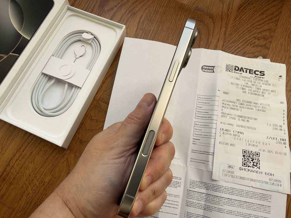 iPhone 16 Pro Max 1TB Natural Titanium Официален, гаранция.