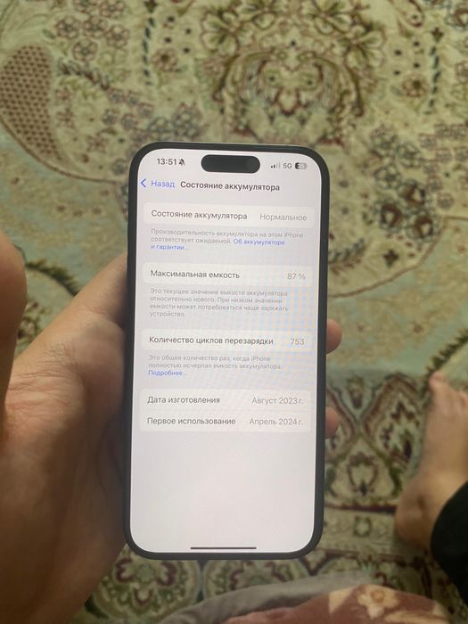 iPhone 15 Pro 256/87%