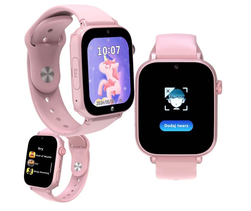 Smartwatch copii Forever Kids Look Me! 3 KW-520 GPS WiFi 4G Roz