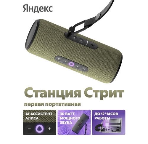 Портативна умная колонка Яндекс станция Стрит с Алисой 30 ват