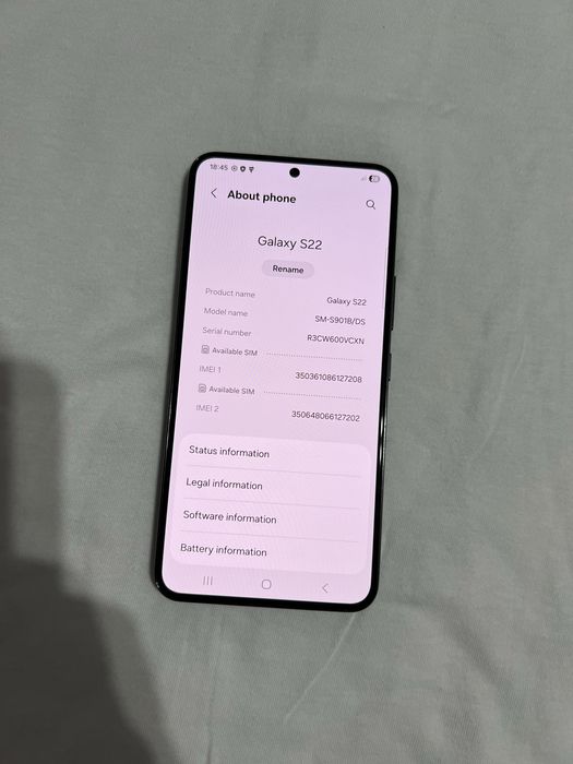 Samsung galaxy s22 in stare impecabila !!