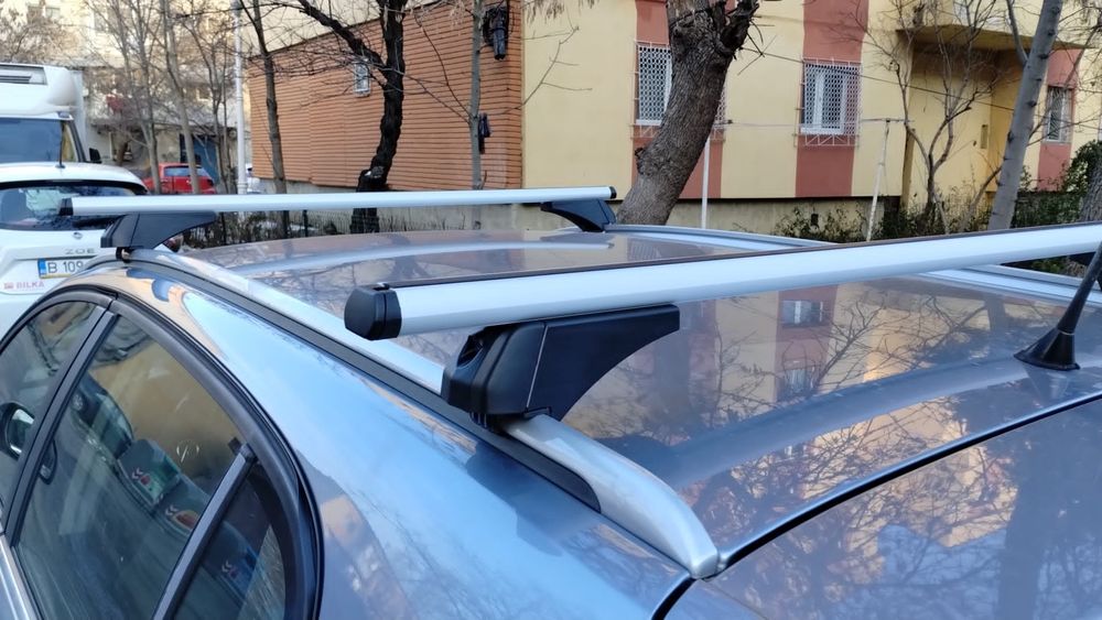 Bare de portbagaj transversale pentru sine integrate aluminiu antifurt