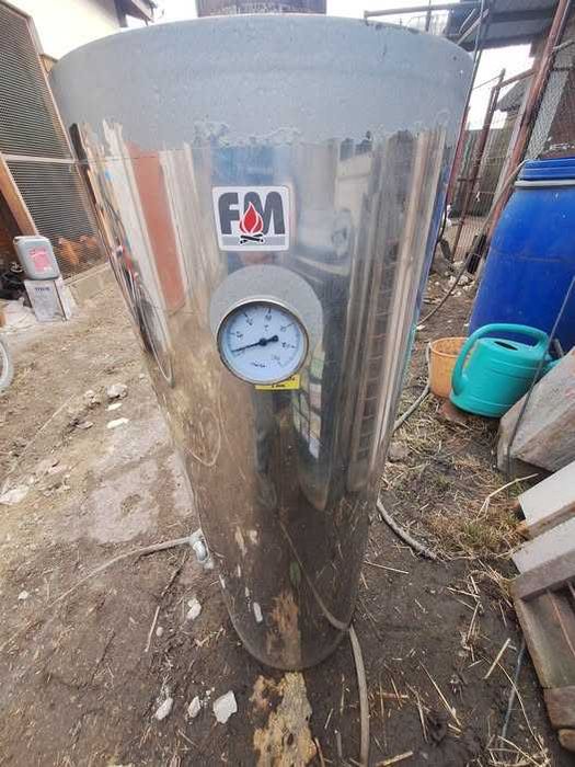 Boiler inox pe lemne de vanzare