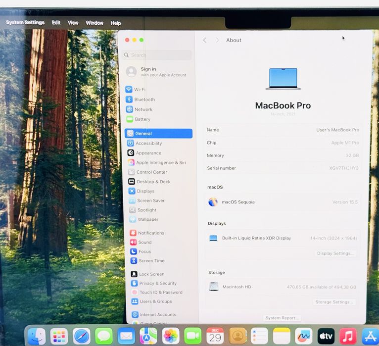 Apple MacBook Pro 14'' 2021 M1 PRO 32RAM 512SSD Space Gray