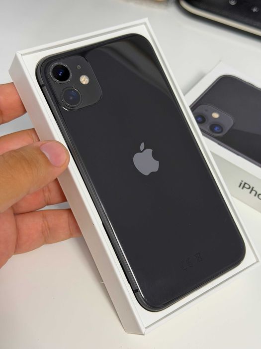 iPhone 11, Black, 64Gb, Liber de retea | Cod - G895