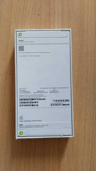 iPhone 17, 256гб