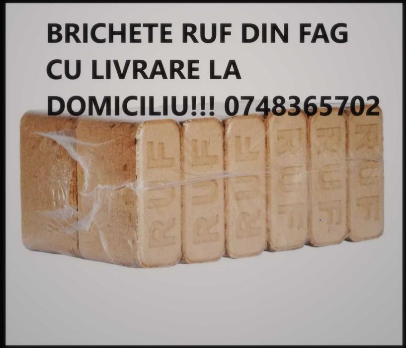 Brichete de rumegus cu livrare la domiciliu!!
