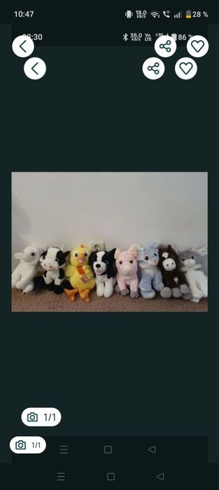 Penny animăluțe Ferma de  plus  plusuri jucarii