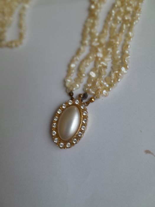 Огърлица от перли речни истински