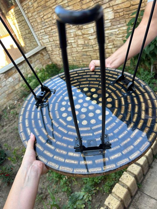 Сгъваема Маса от Епоксидна смола с коркови тапи