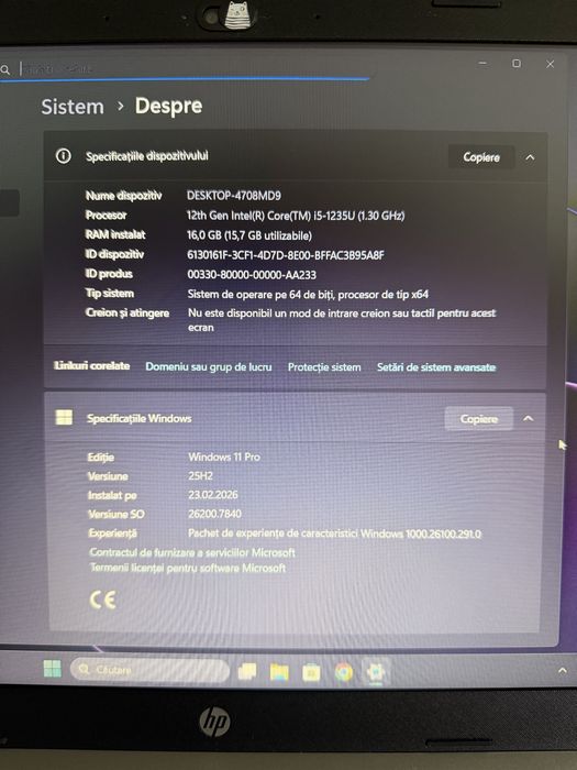 Laptop Laptop HP 15s-fq5051nq, Intel Core i5-1235U pana la 4.4GH