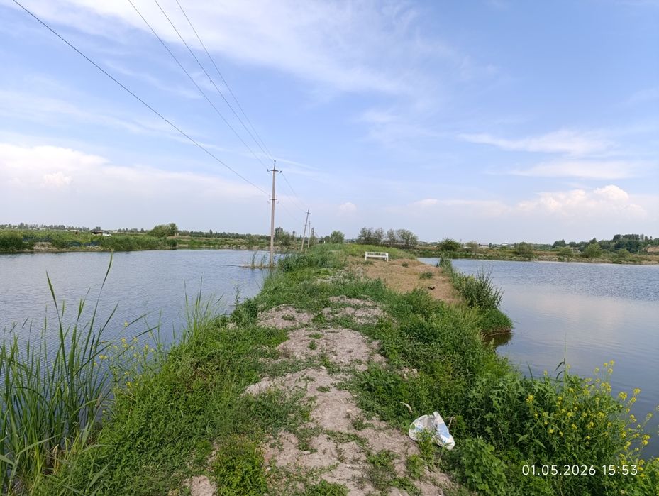 4 гектара на берегу реки на Ташморе