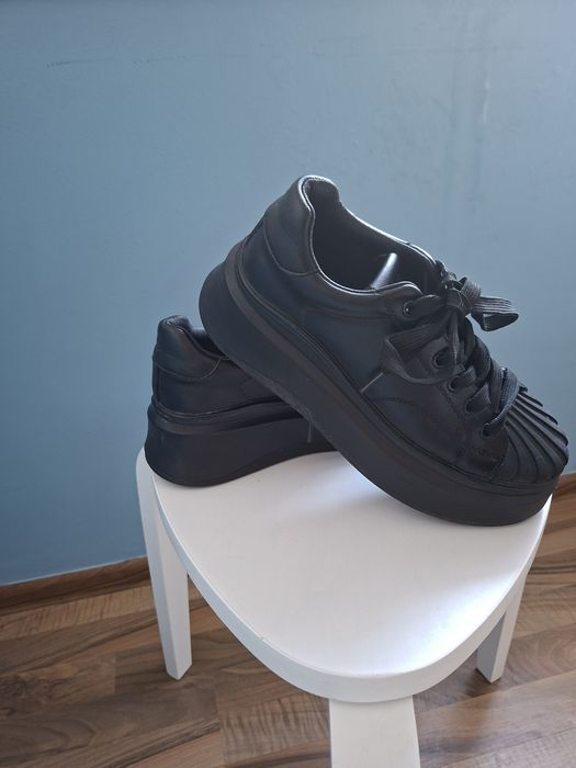 Pantofi sneakers piele colecție premium, F. ușori, doar 866 grame