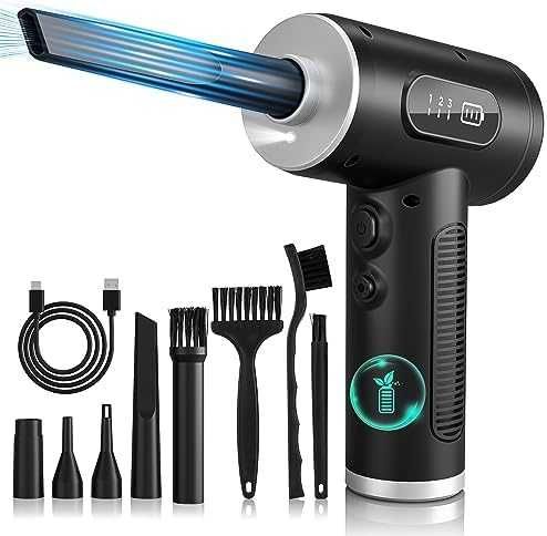 Прахосмукачка без кабел вентилатор за сгъстен въздух Чисти електроника