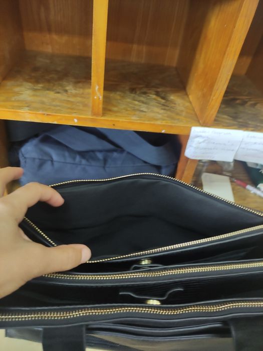 Мъжка кожена чанта