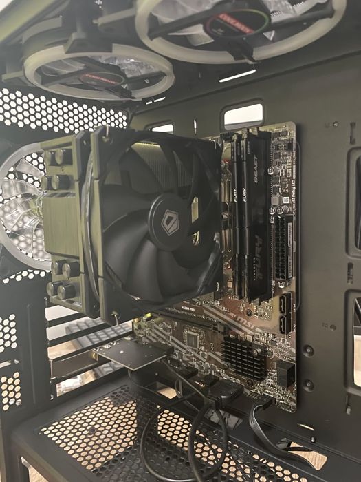 A520M msi, ryzen 5500, intel ax210, msi бп, adata legend 700, pccooler