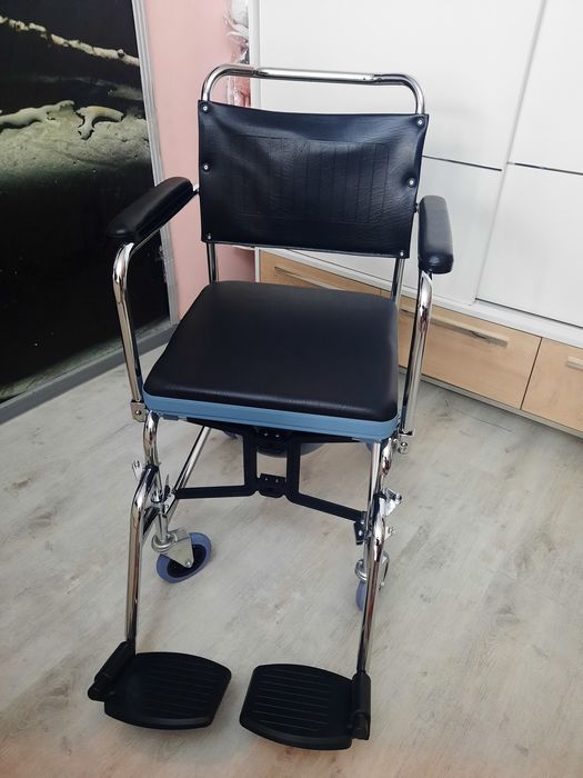 Комбиниран стол-тоалетна,кожен