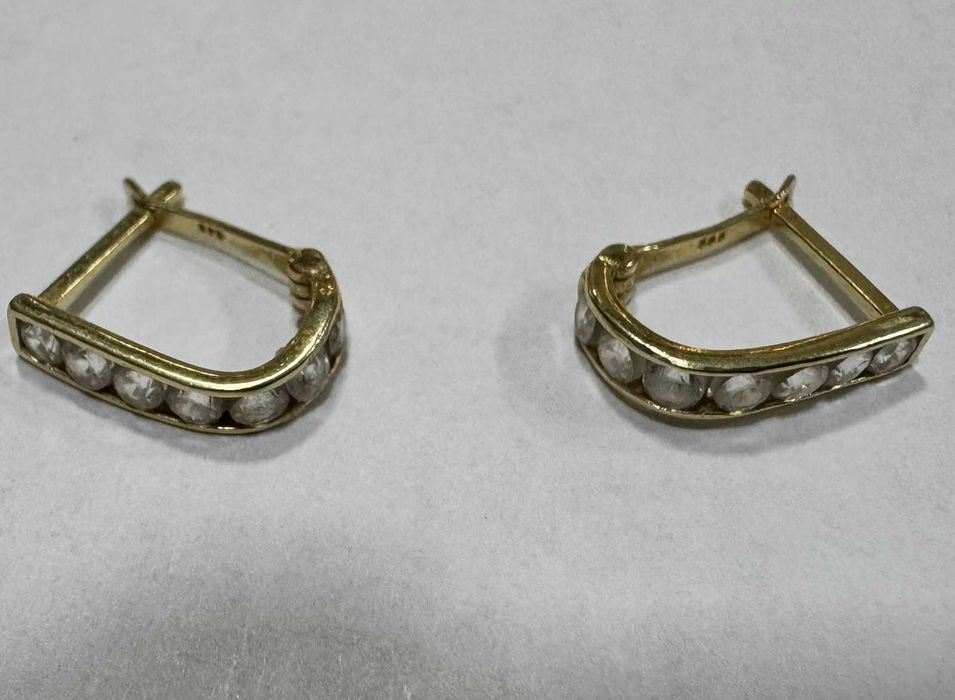 Златни обеци 14 К 585 /1,27 Г.