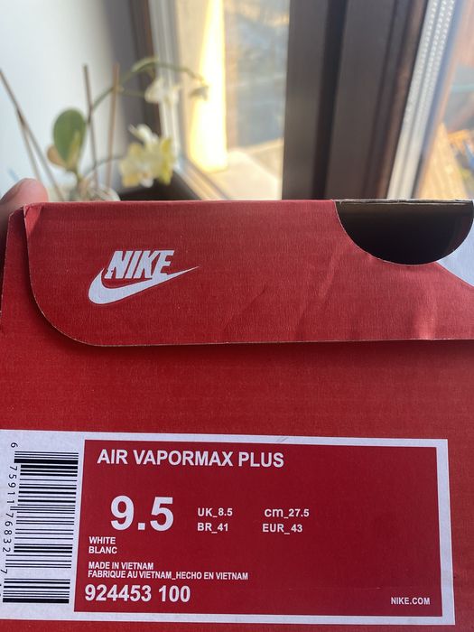 Nike Air VaporMax Plus Alb