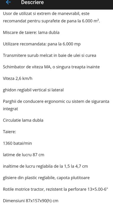 Motocoasa M210 Functionabila