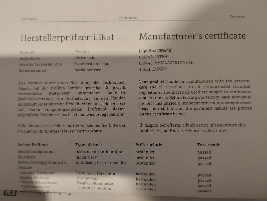 Liquiline CM442-45T8/0