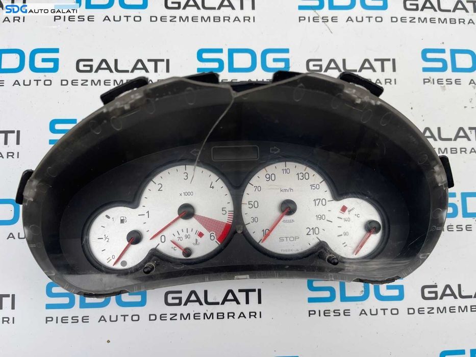Ceas Ceasuri Cluster Instrumente Bord Peugeot 206 2.0 HDI 1998 - 2012 Cod 9648837280 [B2955]