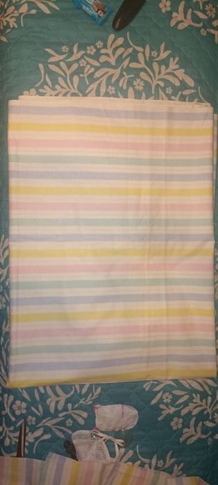 Продаю отрез материала на постельное бельеЛен- хлопок