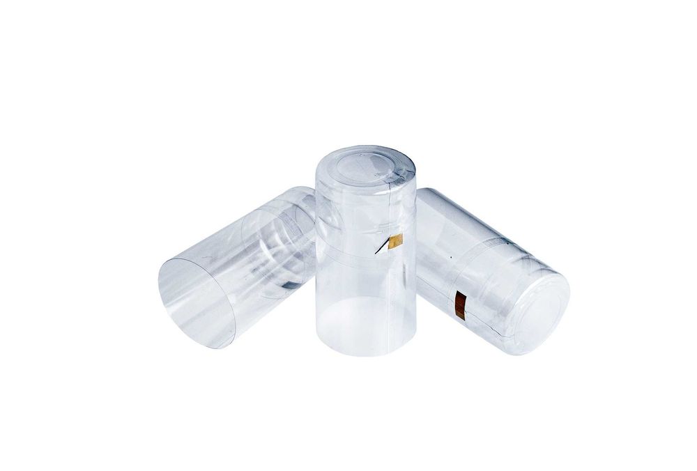 Термосвиваеми капсули Прозрачни за стъклени бутилки