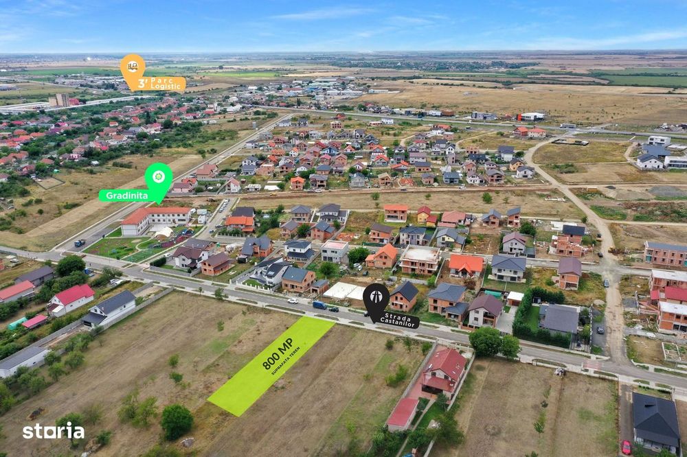 Teren Intravilan | Toate Utilitatile | Cartierul Primaverii-Comision 0