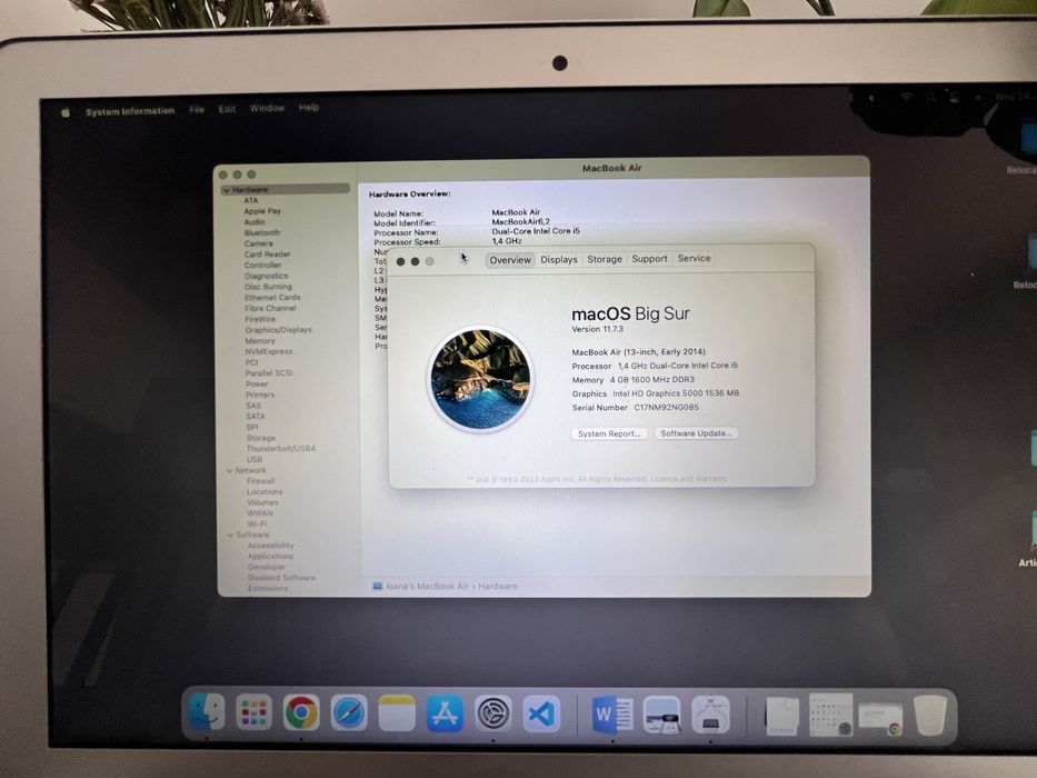 Mac Air 2014 128GB 4G