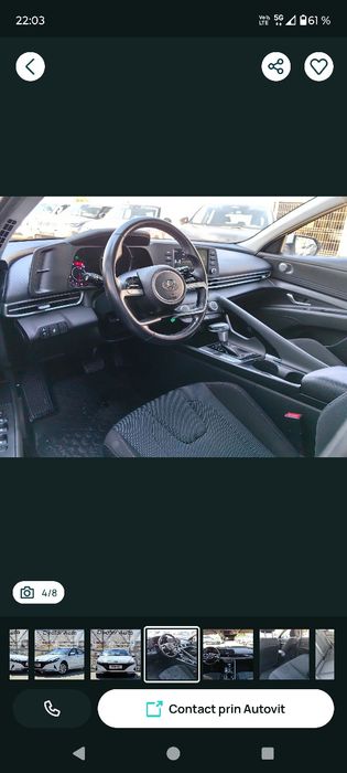 Vînd Hyundai Elantra in stare avariată
