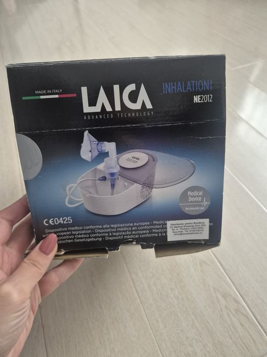 Aparat aerosoli Laica NE2012 (nebulizator) – foarte bun, complet