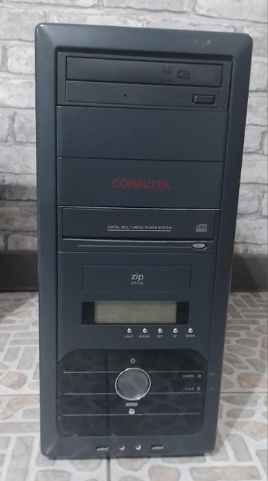 Компьютер стационарный мощный качественный громкий самбуфе+колонки 100